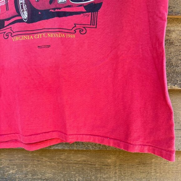 Vintage 1989 Ferrari Club of America Virginia City Tee Shirt Size XXl - Picture 10 of 16